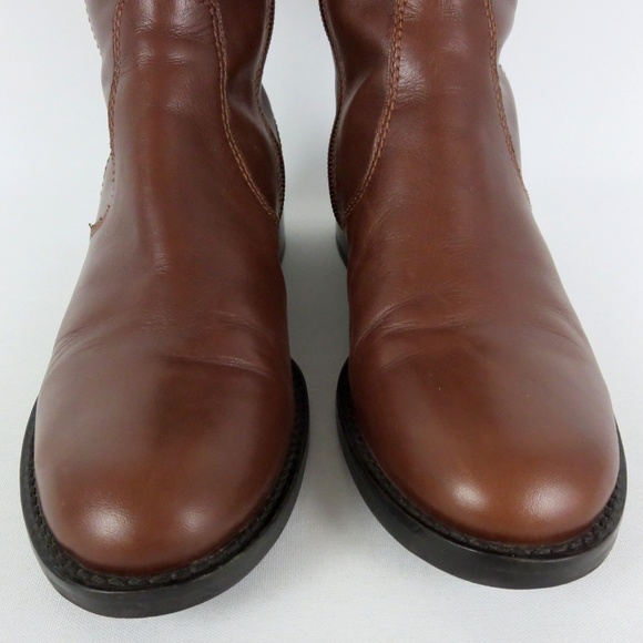 ECCO Sz 38 7-7.5 Hobart 25 Buckle Boot Knee Length - Picture 4 of 8